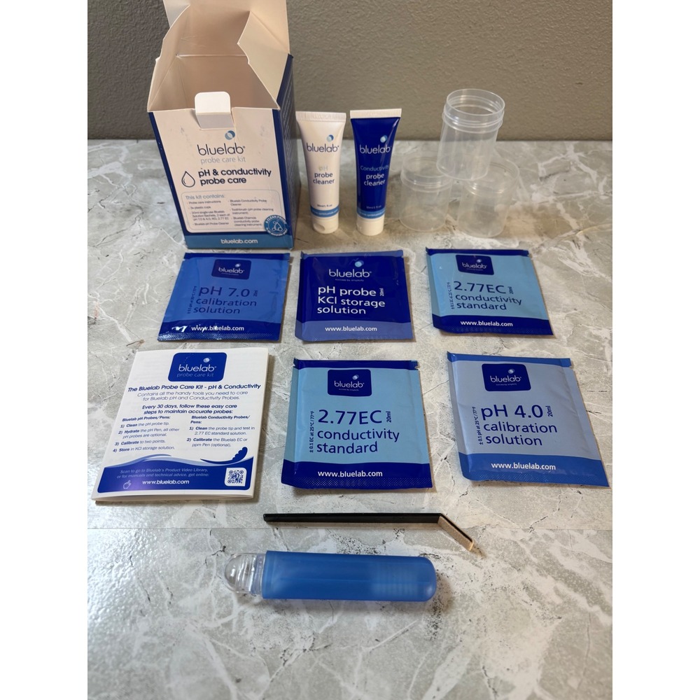 Bluelab Probe Care Kit‎ pH and Conductivity Calibration Cleaning Set Hydroponics